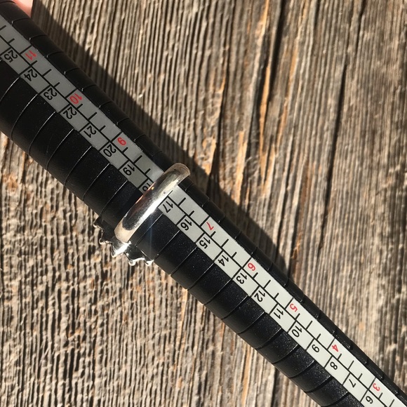 NWOT sterling silver London blue topaz quartz boho mendi style cocktail ring - Picture 10 of 11